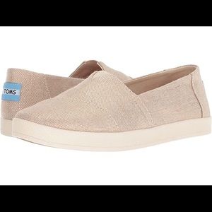 TOMS Avalon Ross Gold Metallic Woven